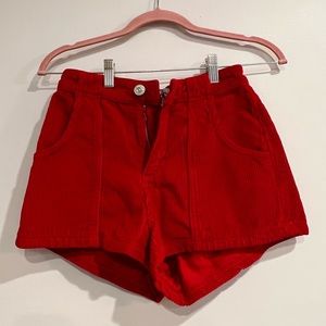 BDG Red Shorts | Women | XS